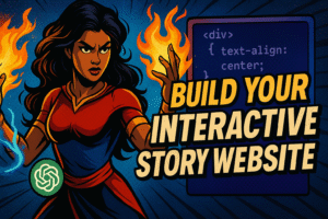 How I Built My Interactive Story Website “Shakti” With ChatGPT – My Way