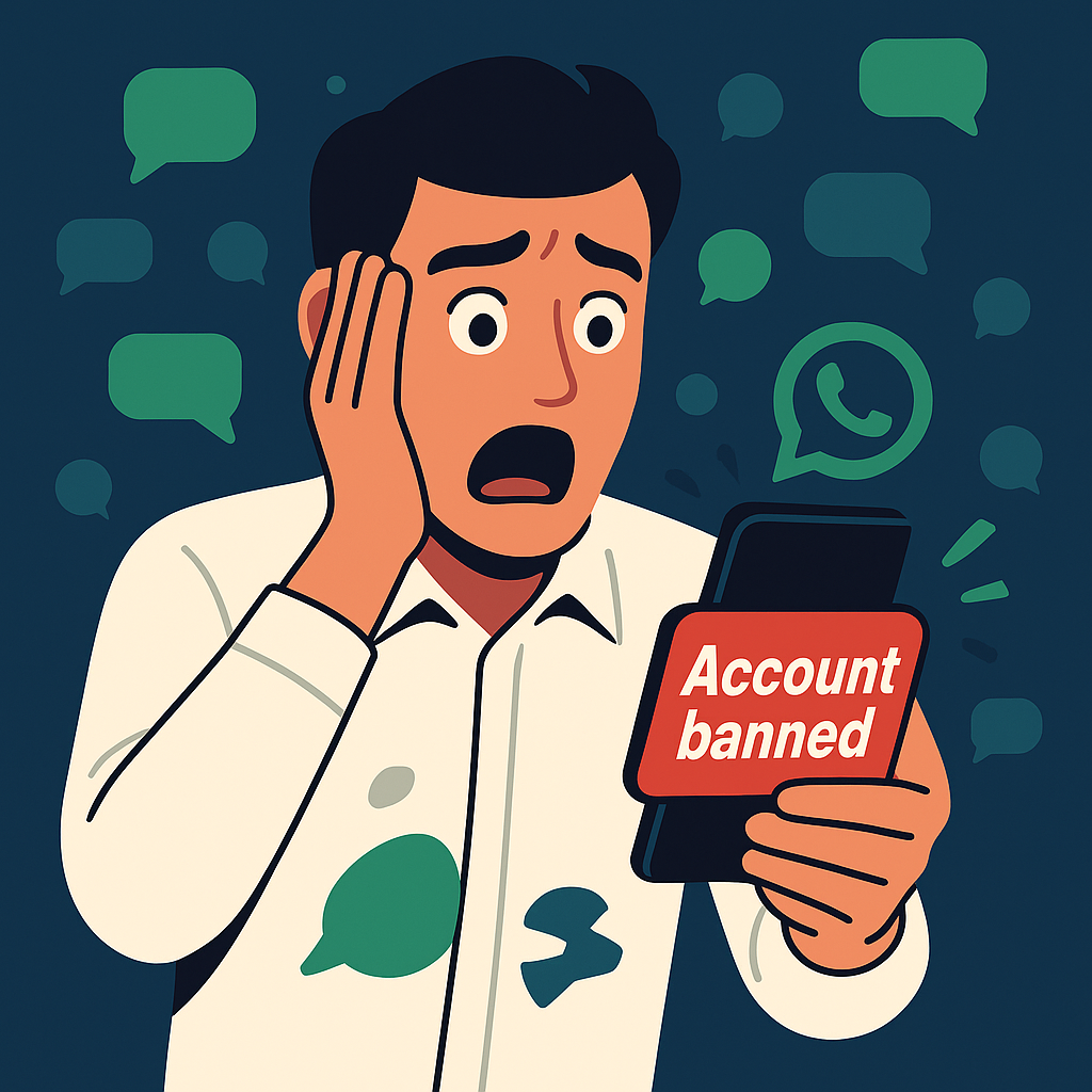 Shocked business owner sees WhatsApp ‘Account banned’ message