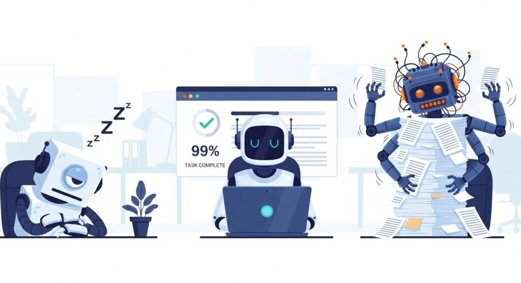 feature image of a confuse ai bots